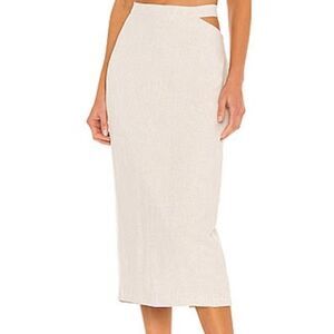 Bardot midi skirt
